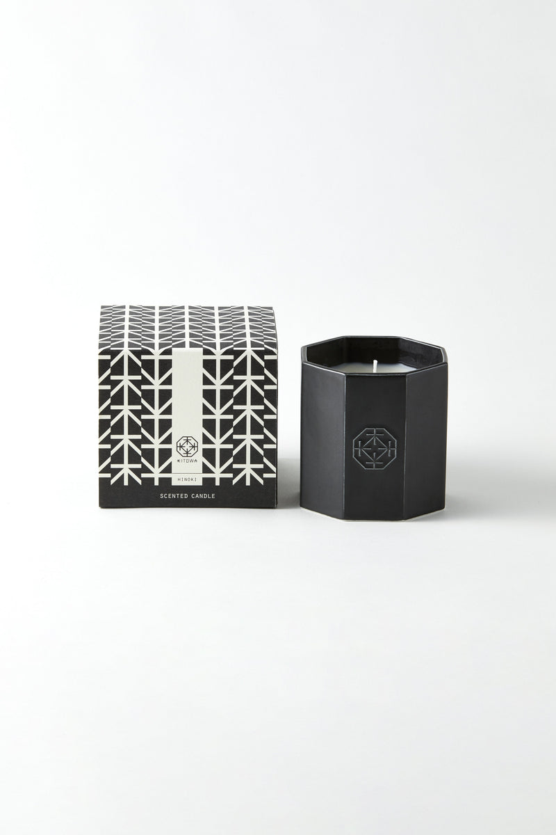 KITOWA　SCENTED CANDLE HINOKI センティッドキャンドル KITOWA】SCENTED CANDLE HINOKI/センティッドキャンドル（ヒノキ）